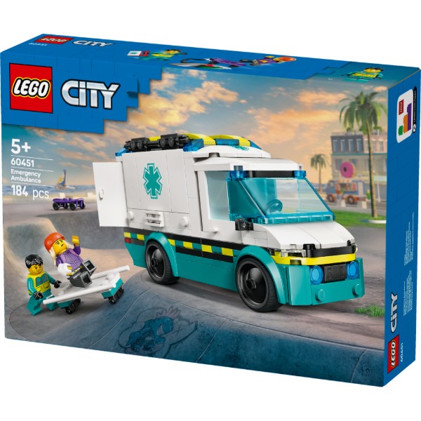 Фото - Уценка - Конструктор LEGO City Скорая помощь (60451)