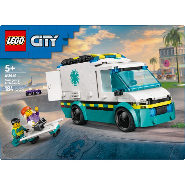 Фото - Уценка - Конструктор LEGO City Скорая помощь (60451)