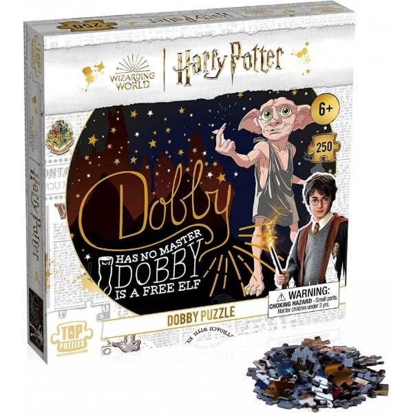 Фото - Пазлы картонные (8+) HARRY POTTER Dobby 250 шт. (WM02695-ML1-6)