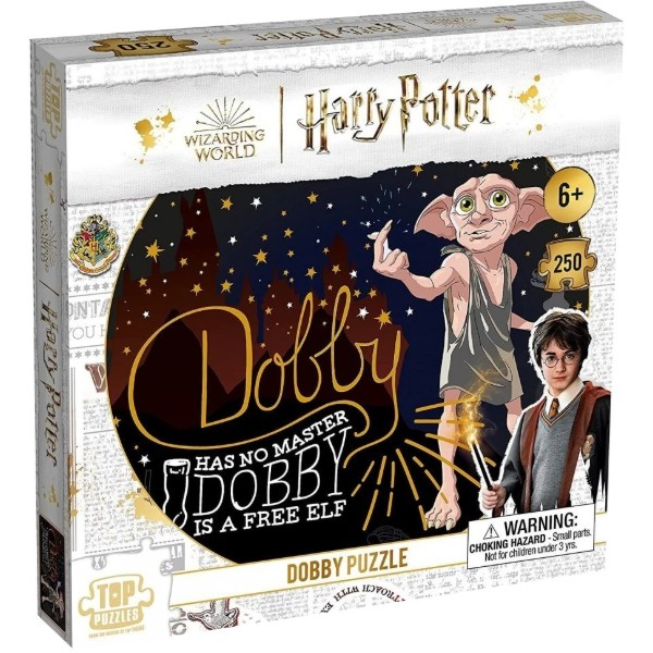 Фото - Пазлы картонные (8+) HARRY POTTER Dobby 250 шт. (WM02695-ML1-6)