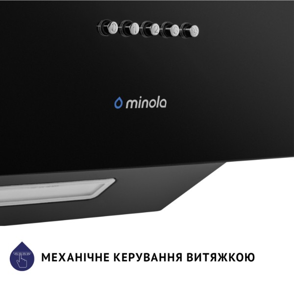 Фото - Уценка - Вытяжка декоративная Minola HDN 6224 BL 700 LED