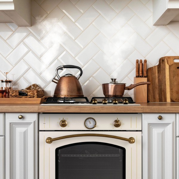 Фото - Уцінка - Варильна поверхня газова Perfelli VINTAGE GW69C BEIGE
