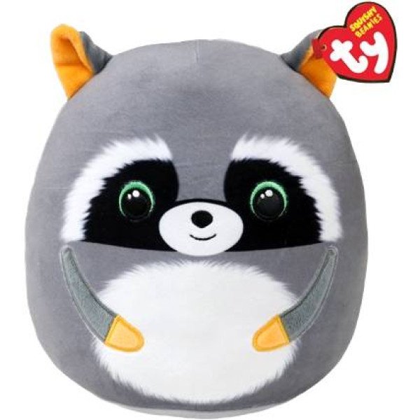 Фото - Мягкая игрушка глазастик TY Squish-a-boos Енот SNEAKY 20 см (39285)