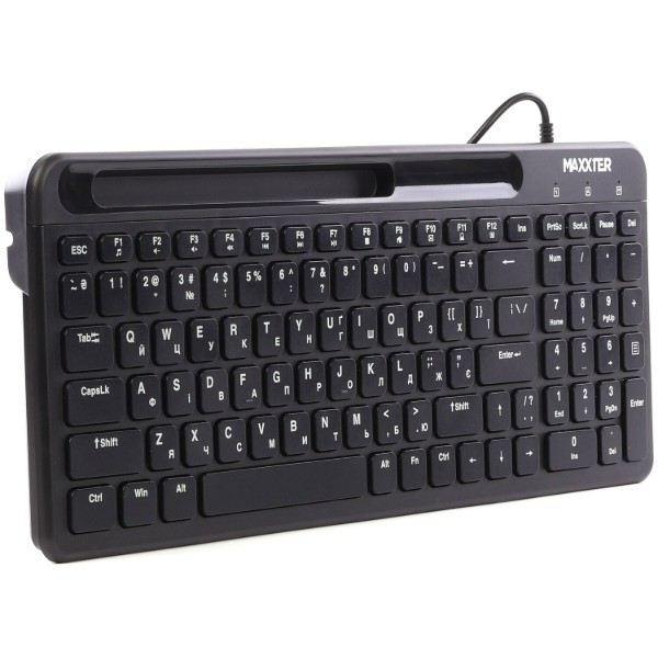 Фото - Уцінка - Клавіатура дротова Maxxter KB-01B-UA