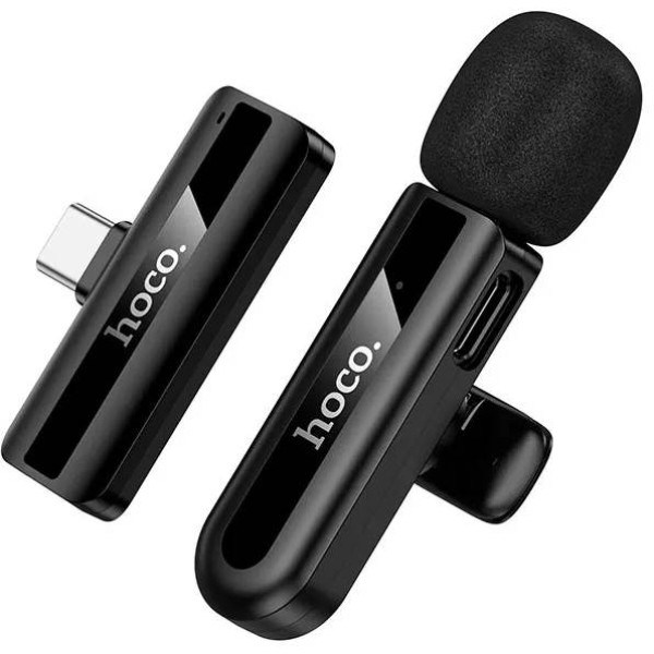 Фото - Микрофон для смартфона HOCO L20 Type-C Black (6942007655491) Фото - Микрофон для смартфона HOCO L20 Type-C Black (6942007655491)