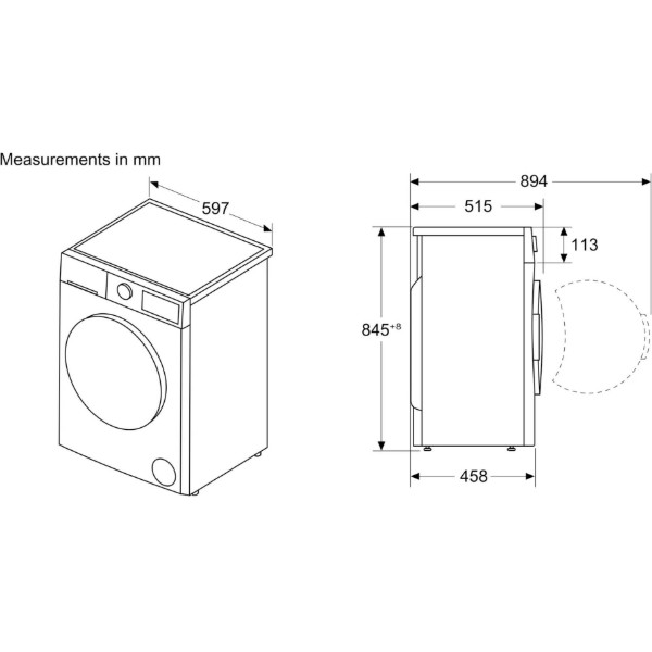 Фото - Уцінка - Пральна машина Bosch WLZ24200UA