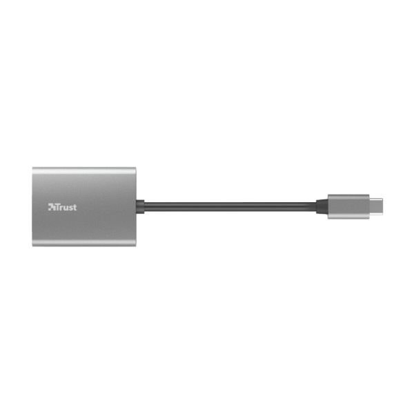 Фото - Уцінка - Кардрідер Trust Dalyx Fast Aluminium USB-C Card Reader (24136)