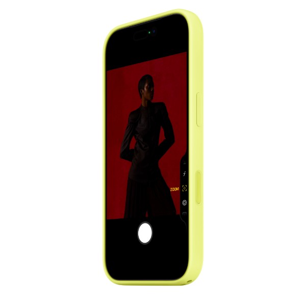 Фото - Уценка - Чехол для смартфона Apple Silicone Case with MagSafe iPhone 17 Pro Neon Yellow (MGFF4)