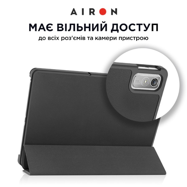 Фото - Уценка - Чехол для планшета AIRON Premium for Lenovo Tab P11 2nd Gen 11.5 с защитной пленкой и салфеткой Вlack (4822352781093)