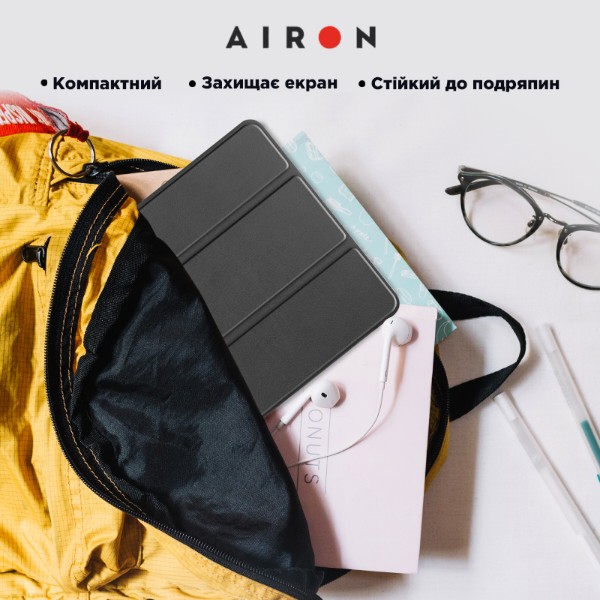 Фото - Уценка - Чехол для планшета AIRON Premium for Lenovo Tab P11 2nd Gen 11.5 с защитной пленкой и салфеткой Вlack (4822352781093)