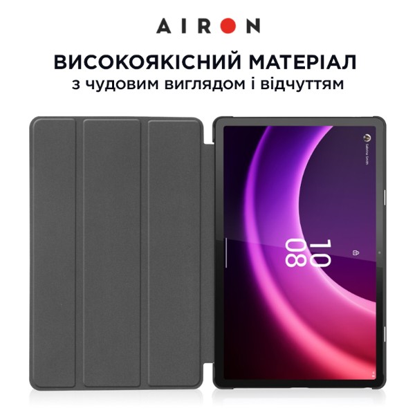 Фото - Уценка - Чехол для планшета AIRON Premium for Lenovo Tab P11 2nd Gen 11.5 с защитной пленкой и салфеткой Вlack (4822352781093)