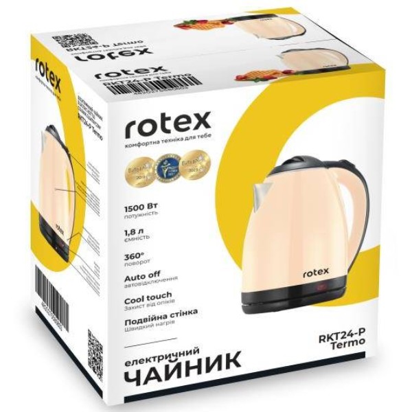 Фото - Уценка - Электрический чайник Rotex RKT24-P Termo