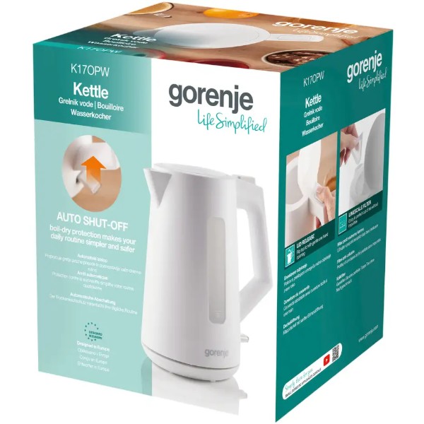 Фото - Уценка - Электрический чайник Gorenje K17OPW