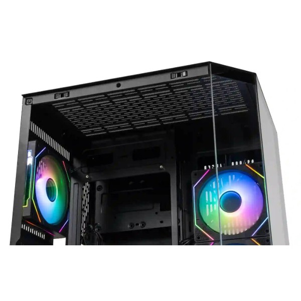 Фото - Уцінка - Корпус QUBE CRYSTAL ARGB Black (CRYSTAL_GBNU3)