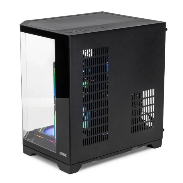 Фото - Уцінка - Корпус QUBE CRYSTAL ARGB Black (CRYSTAL_GBNU3)