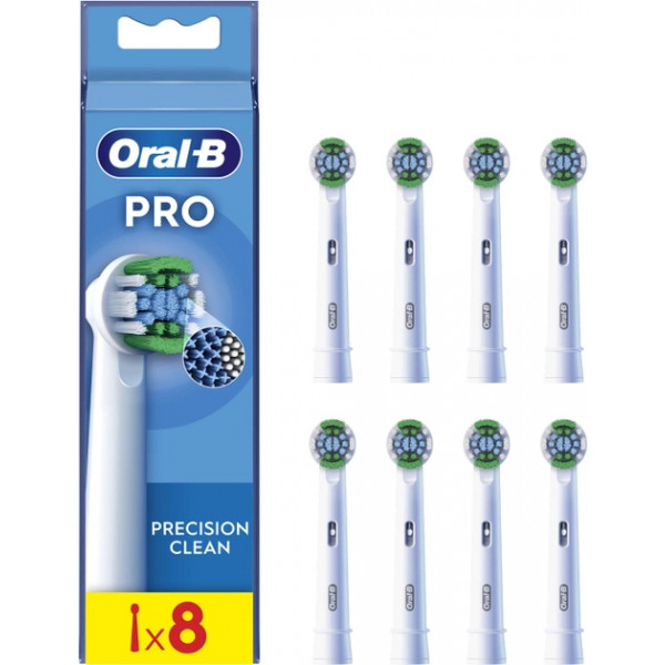 Фото - Насадка для зубної щітки Oral-B Braun Precision Clean EB20RX 8 шт