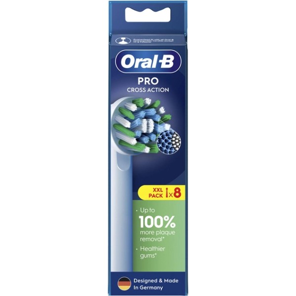 Фото - Насадка для зубной щетки Oral-B Braun Cross Action EB50RX 8 шт