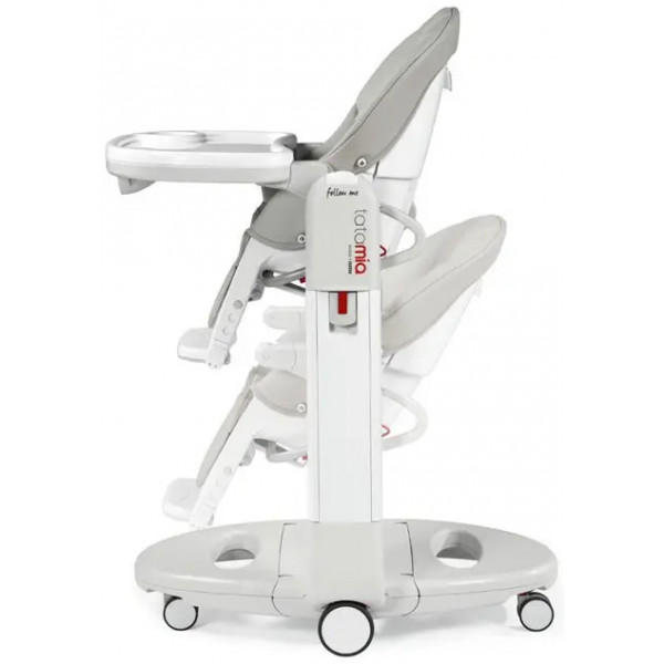 Фото - Уцінка - Стільчик-качалка для годування Peg-Perego Tatamia Follow Me Ice (сірий)