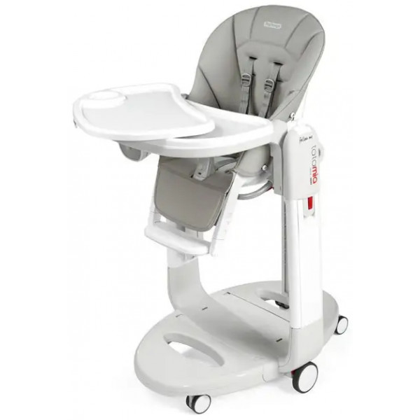 Фото - Уцінка - Стільчик-качалка для годування Peg-Perego Tatamia Follow Me Ice (сірий)