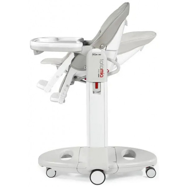 Фото - Уцінка - Стільчик-качалка для годування Peg-Perego Tatamia Follow Me Ice (сірий)