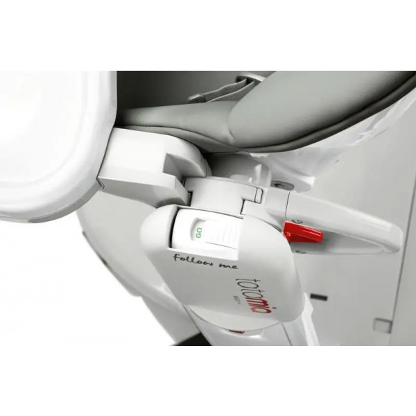 Фото - Уцінка - Стільчик-качалка для годування Peg-Perego Tatamia Follow Me Ice (сірий)