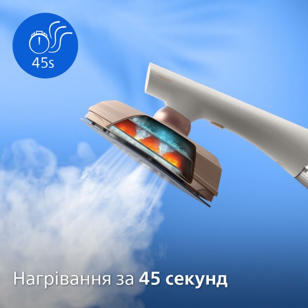 Фото - Уценка - Вертикальный отпариватель ручной Philips GC213/10 OneTurn