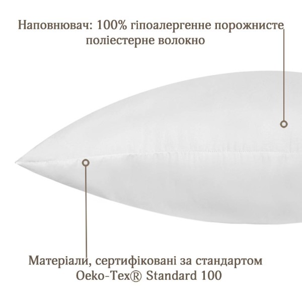 Фото - Уценка - Подушка стандартная Interscalit антиаллергенное волокно 70х70 (PW02113)