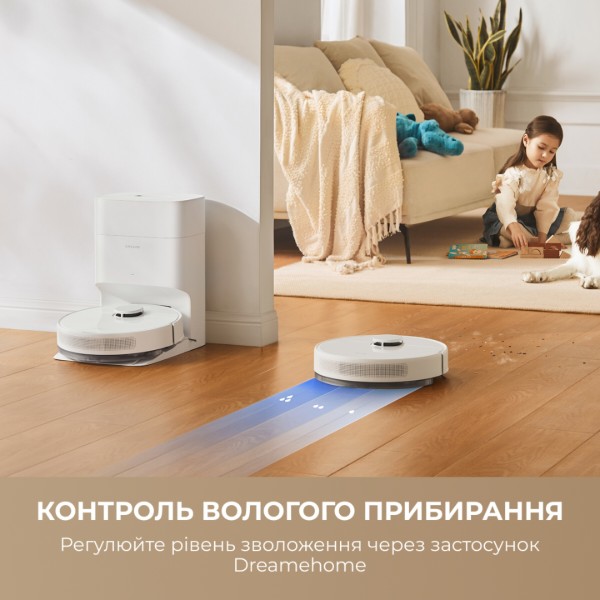Фото - Уцінка - Робот-пилосос миючий Dreame D10 Plus Gen 2 White (RLD32GD)