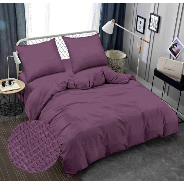 Фото - Комплект постільної білизни Zastelli VIOLET жатка 145х210 Фіолетовий (20901) Фото - Комплект постільної білизни Zastelli VIOLET жатка 145х210 Фіолетовий (20901)