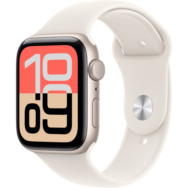 Фото - Уценка - Смарт-часы Apple Watch SE 3 GPS 44mm Starlight Aluminium Case with Starlight Sport Band - S/M