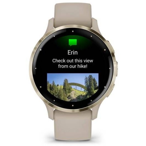 Фото - Уценка - Смарт-часы Garmin Venu 3S French Gray + Soft Gold (010-02785-02)