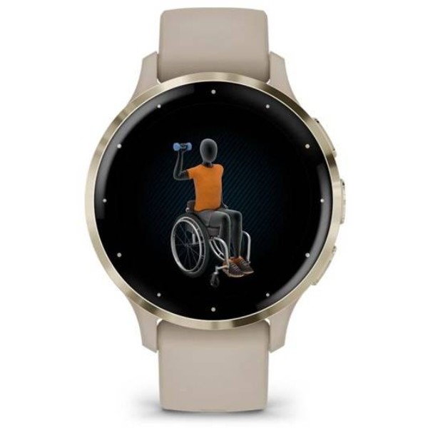 Фото - Уценка - Смарт-часы Garmin Venu 3S French Gray + Soft Gold (010-02785-02)
