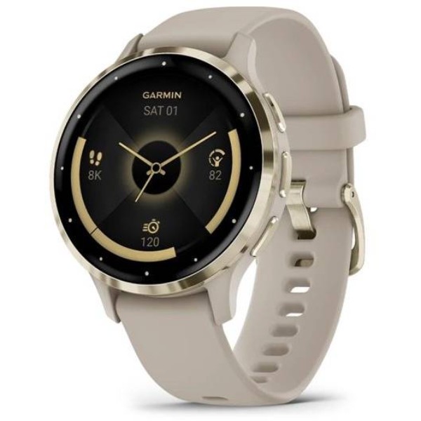 Фото - Уценка - Смарт-часы Garmin Venu 3S French Gray + Soft Gold (010-02785-02) Фото - Уценка - Смарт-часы Garmin Venu 3S French Gray + Soft Gold (010-02785-02)