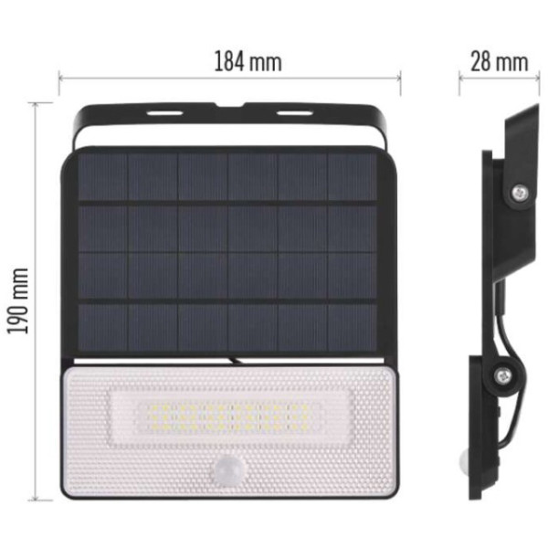 Фото - Светодиодный прожектор EMOS ZG122S 1600 лм IP54 4000K PIR