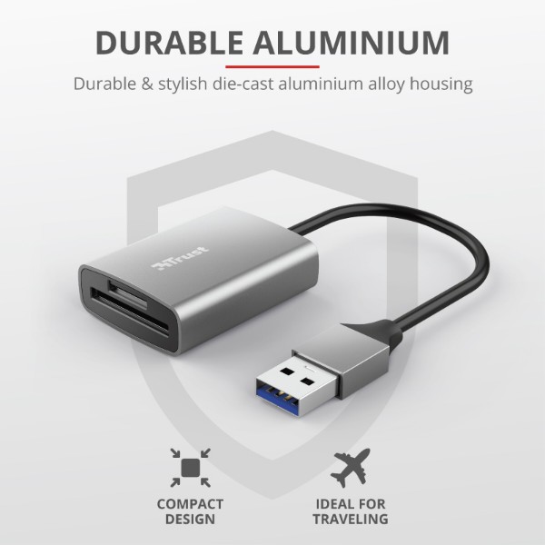 Фото - Уцінка - Кардрідер Trust Dalyx Fast USB 3.2 Card Reader (24135)