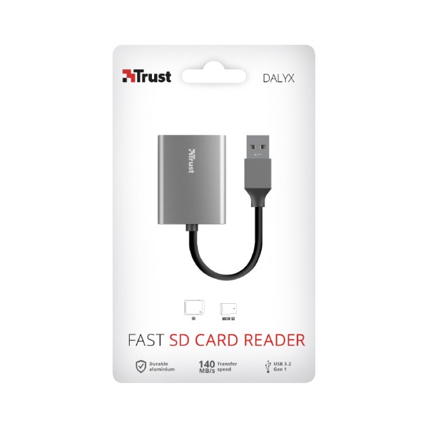 Фото - Уцінка - Кардрідер Trust Dalyx Fast USB 3.2 Card Reader (24135)