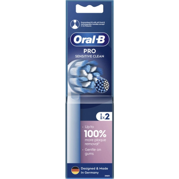 Фото - Насадка для зубної щітки Oral-B Braun Sensitive Clean EB60X 2 шт