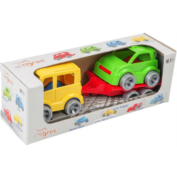 Фото - Базовий ігровий транспорт для малюка Tigres Набір авто "Kid cars Sport" 3 ел. (Автобус + гольф) (39541)