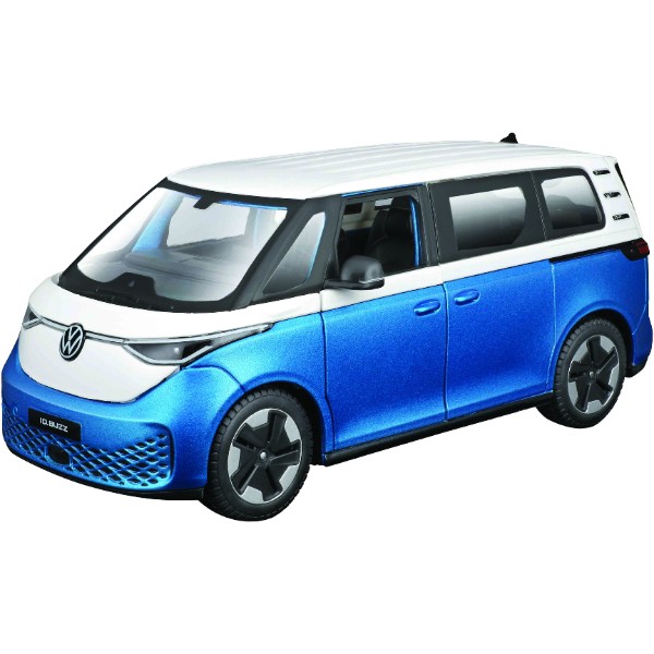 Фото - Колекційна машинка 1:24 Maisto 2023 Volkswagen ID. Buzz (39542 met.blue)