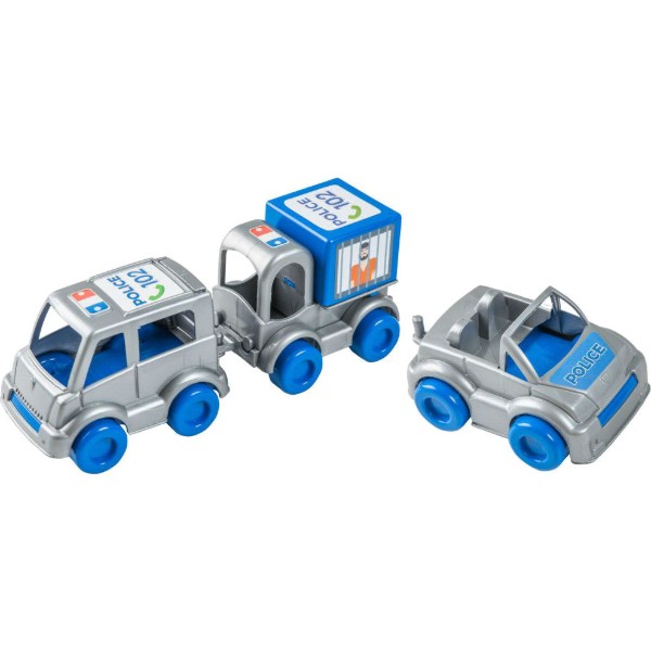 Фото - Базовый игровой транспорт для малыша Tigres Машинки ''Kid cars'' полицейский (39548)