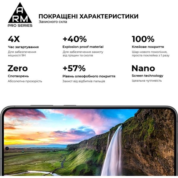 Фото - Уцінка - Захисне скло для смартфону ArmorStandart Pro for Samsung S24 Plus / S25 Plus Black (ARM72437)