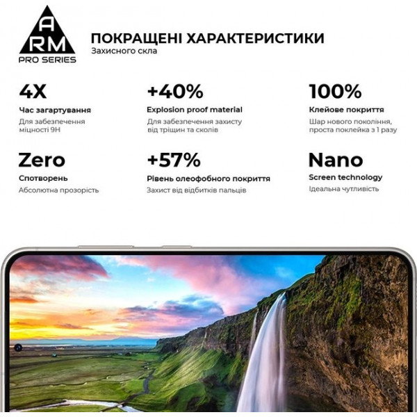 Фото - Защитное стекло для смартфона ArmorStandart Pro for Samsung S24 / S25 Black (ARM72436)