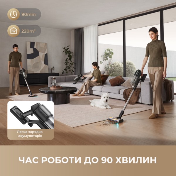 Фото - Уценка - Пылесос ручной для дома Dreame R20 Ultra (VRV57F-1)