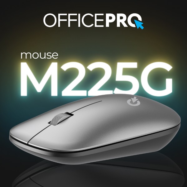 Фото - Уценка - Мышь беспроводная OfficePro Silent Click Wireless Gray (M225G)
