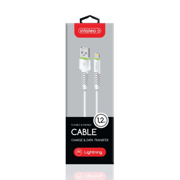 Фото - Уцінка - Кабель Intaleo Lightning 1,2м White (CBFLEXL1)