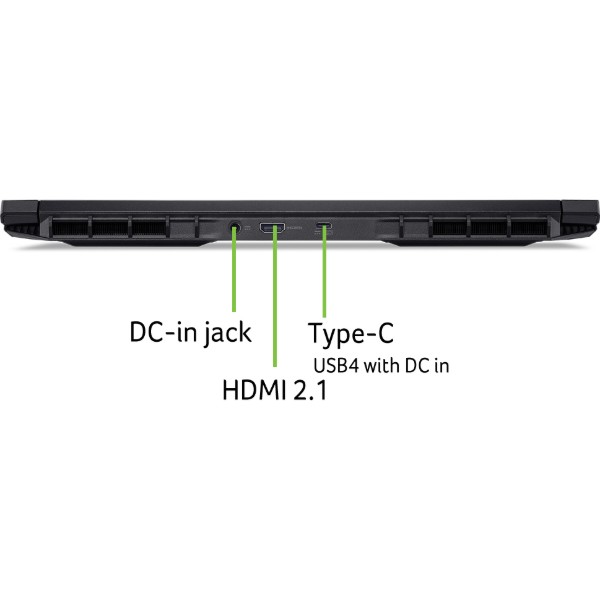 Фото - Уцінка - Ноутбук ігровий Acer Nitro V 16 AI ANV16-42 (NH.U1GEU.00A) Shale Black
