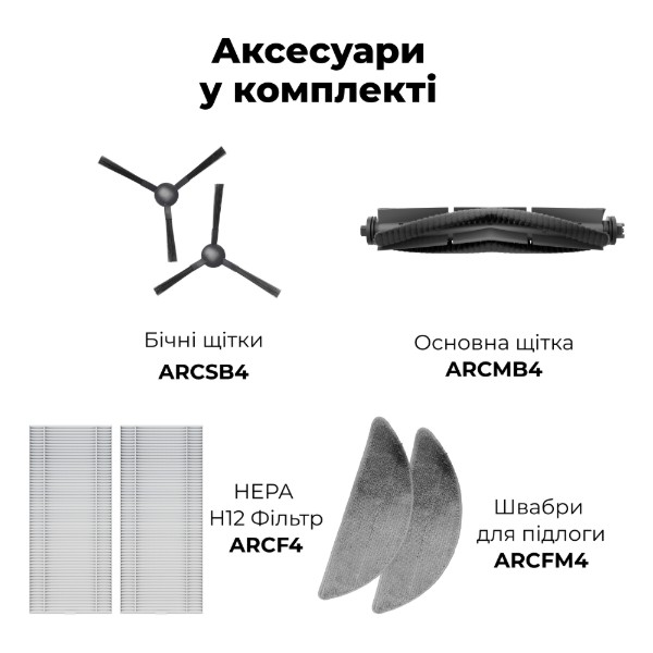 Фото - Уцінка - Робот-пилосос миючий AENO RC8S (ARC0008S)