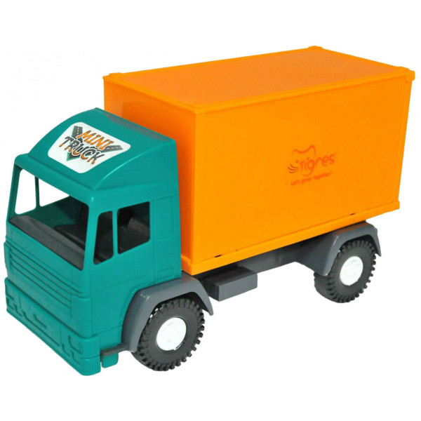 Фото - Базовый игровой транспорт для малыша Tigres Автомобиль ''Mini truck'' контейнеровоз (39687)