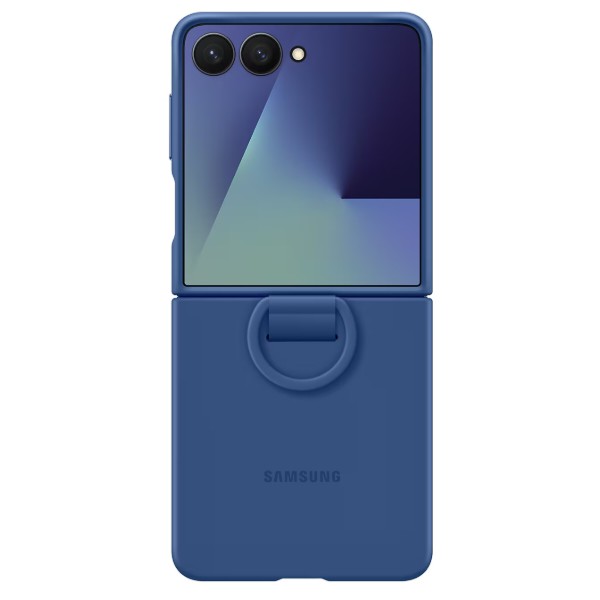 Фото - Уцінка - Чохол для смартфону Samsung Ring Case Silicone Flip 7 Blue (EF-PF766TNEGUA) Фото - Уцінка - Чохол для смартфону Samsung Ring Case Silicone Flip 7 Blue (EF-PF766TNEGUA)