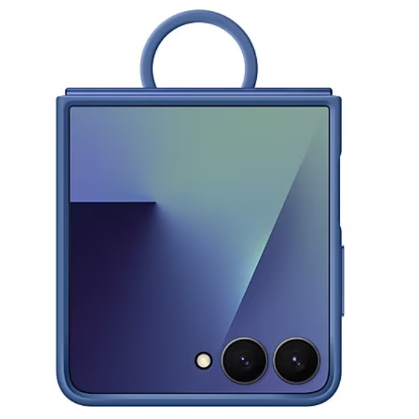 Фото - Уцінка - Чохол для смартфону Samsung Ring Case Silicone Flip 7 Blue (EF-PF766TNEGUA)